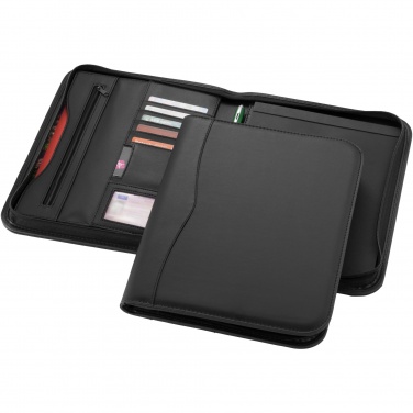 Logo trade promotional merchandise picture of: Ebony A4 zippered portfolio