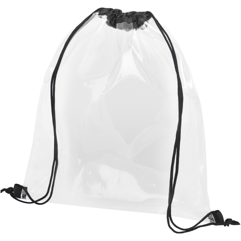 Logotrade promotional gifts photo of: Lancaster transparent drawstring bag 5L