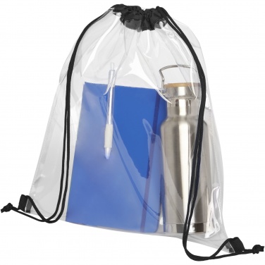 Logotrade promotional product image of: Lancaster transparent drawstring bag 5L