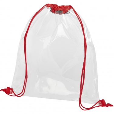 Logotrade business gift image of: Lancaster transparent drawstring bag 5L