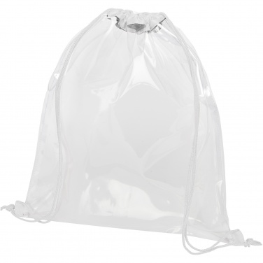 Logo trade advertising products image of: Lancaster transparent drawstring bag 5L