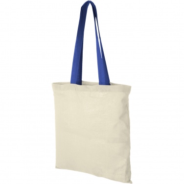 Logo trade promotional gifts picture of: Nevada 100 g/m² cotton tote bag coloured handles 7L