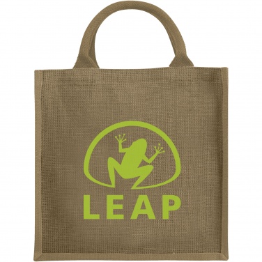 Logo trade promotional merchandise image of: Chennai jute tote bag 16L