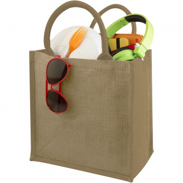 Logo trade business gift photo of: Chennai jute tote bag 16L