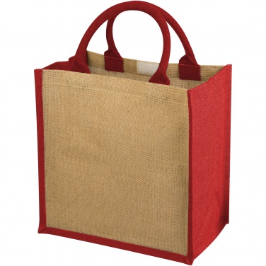 Logo trade business gift photo of: Chennai jute tote bag 16L