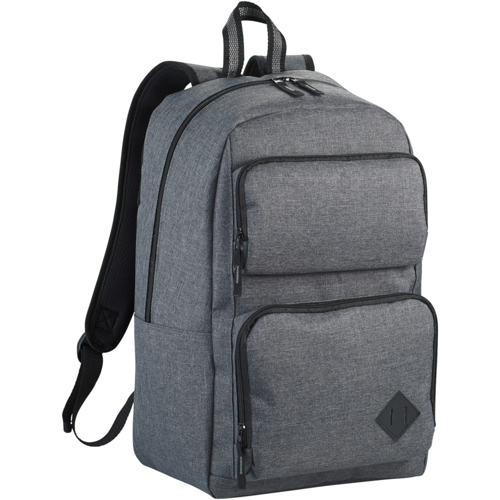 Logo trade promotional product photo of: Graphite Deluxe 15" laptop backpack 20L