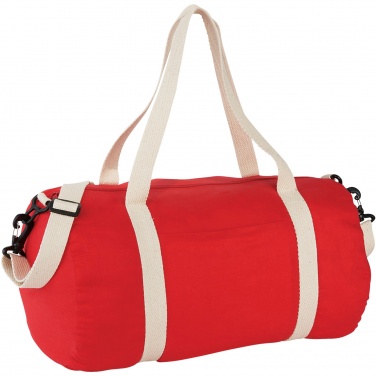 Logo trade promotional products picture of: Cochichuate cotton barrel duffel bag 25L