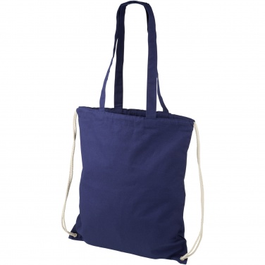 Logo trade business gift photo of: Eliza 240 g/m² cotton drawstring bag 6L