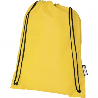 Logo trade promotional merchandise photo of: Oriole RPET drawstring bag 5L