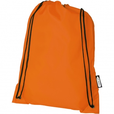 Logo trade promotional merchandise image of: Oriole RPET drawstring bag 5L