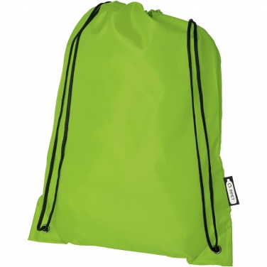 Logo trade corporate gift photo of: Oriole RPET drawstring bag 5L