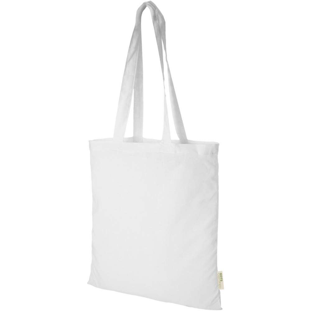 Logo trade advertising product photo of: Orissa 100 g/m² organic cotton tote bag 7L