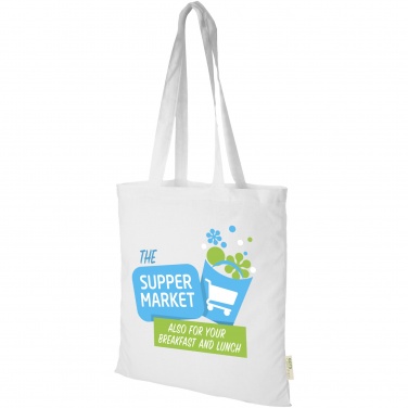 Logo trade advertising products image of: Orissa 100 g/m² organic cotton tote bag 7L