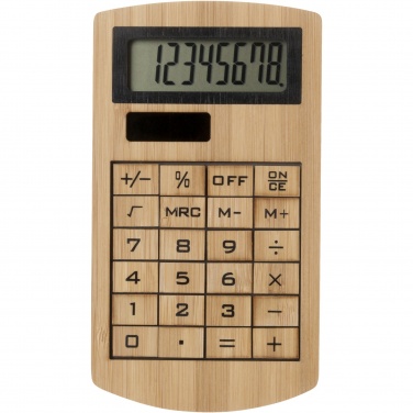 Logo trade promotional product photo of: Eugene calculator made of bamboo