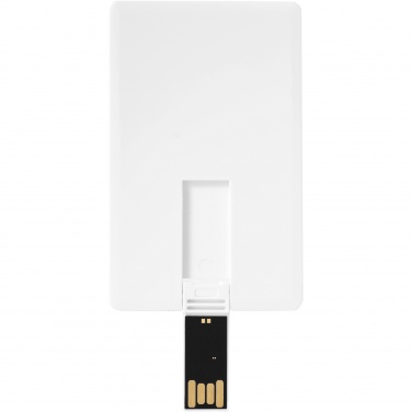 Logo trade business gift photo of: Slim card-shaped 2GB USB flash drive