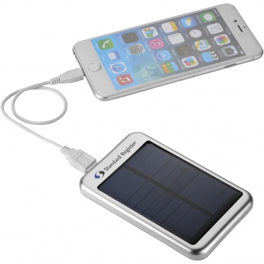 Logo trade corporate gift photo of: Bask 4000 mAh solar power bank