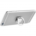 Cell aluminium ring phone holder, Silver