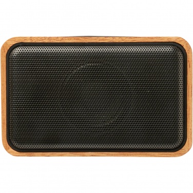 Logotrade promotional items photo of: Wooden 3W speaker with wireless charging pad