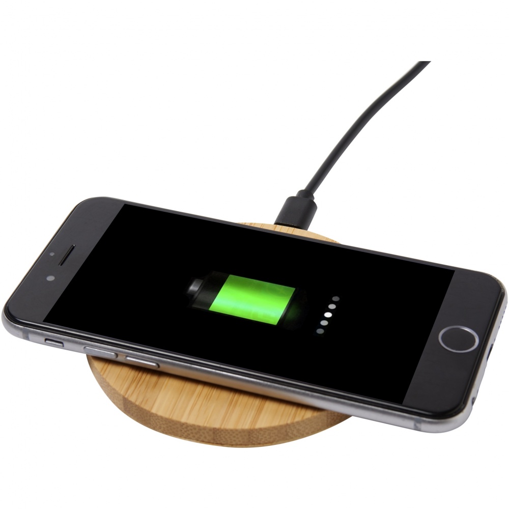 Logotrade business gifts photo of: Essence 5W bamboo wireless charging pad