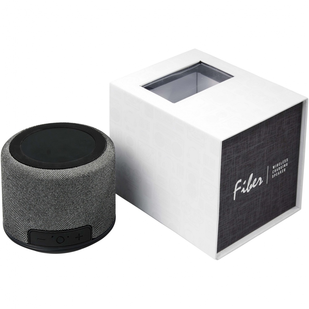 Logotrade promotional item picture of: Fiber 3W wireless charging Bluetooth® speaker