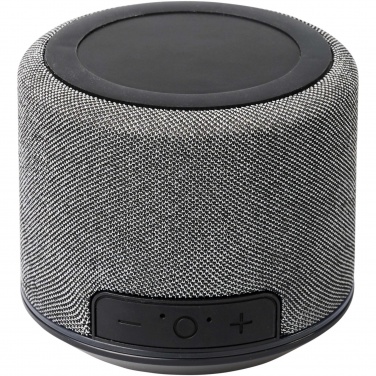 Logo trade corporate gift photo of: Fiber 3W wireless charging Bluetooth® speaker