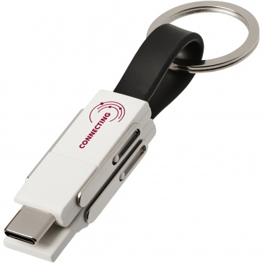 Logo trade promotional merchandise picture of: One 4-in-1 cable