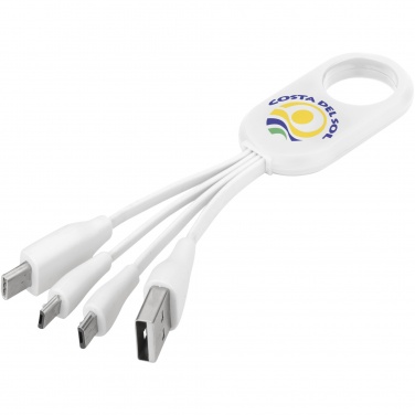 Logotrade corporate gift picture of: Troup 4-in-1 charging cable with type-C tip