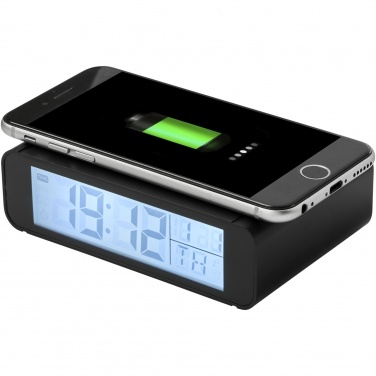 Logotrade promotional item picture of: Seconds 5W wireless charging clock