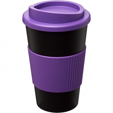 Logo trade promotional giveaways picture of: Americano® 350 ml insulated tumbler with grip