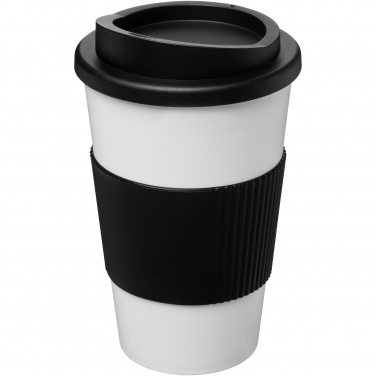 Logo trade promotional items image of: Americano® 350 ml insulated tumbler with grip