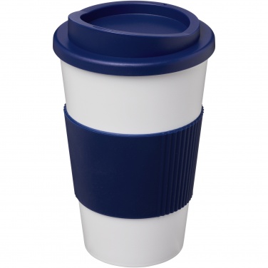 Logo trade promotional products image of: Americano® 350 ml insulated tumbler with grip