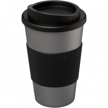 Logo trade promotional merchandise picture of: Americano® 350 ml insulated tumbler with grip