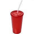 Stadium 350 ml double-walled cup, Red