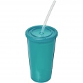 Stadium 350 ml double-walled cup, Light blue