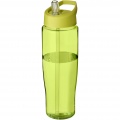 H2O Active® Tempo 700 ml spout lid sport bottle, Transparent lime / Lime