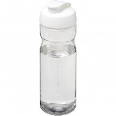 Logo trade promotional merchandise image of: H2O Active® Base 650 ml flip lid sport bottle