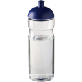 H2O Active® Base 650 ml dome lid sport bottle, Transparent / Blue