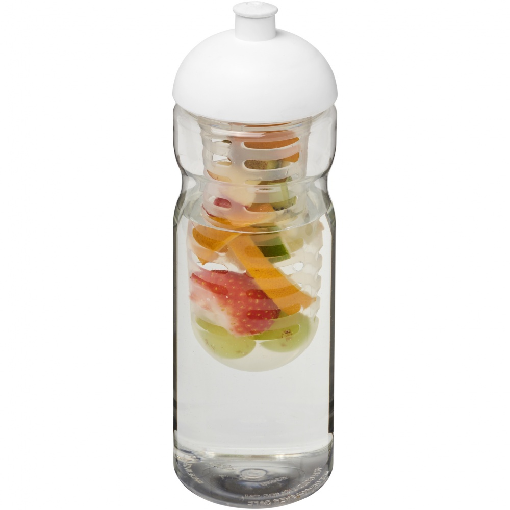 Logo trade promotional product photo of: H2O Active® Base 650 ml dome lid sport bottle & infuser