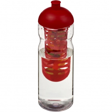 Logotrade promotional giveaways photo of: H2O Active® Base 650 ml dome lid sport bottle & infuser