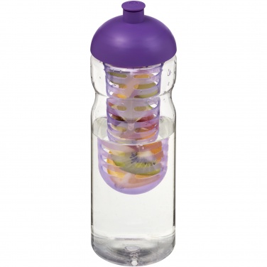 Logo trade advertising products picture of: H2O Active® Base 650 ml dome lid sport bottle & infuser