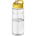 H2O Active® Base 650 ml spout lid sport bottle, Transparent / Yellow