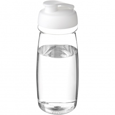 Logo trade corporate gifts image of: H2O Active® Pulse 600 ml flip lid sport bottle