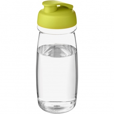 Logo trade corporate gifts image of: H2O Active® Pulse 600 ml flip lid sport bottle