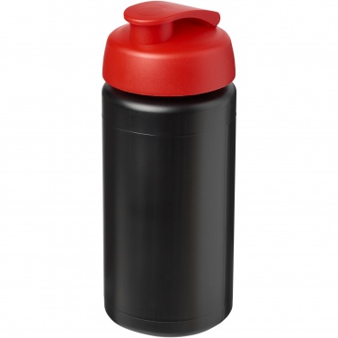 Logo trade promotional giveaways picture of: Baseline® Plus grip 500 ml flip lid sport bottle