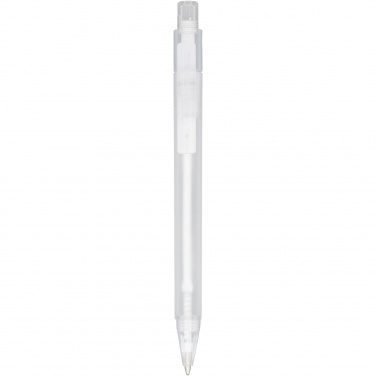 Logo trade corporate gifts picture of: Calypso frosted ballpoint pen