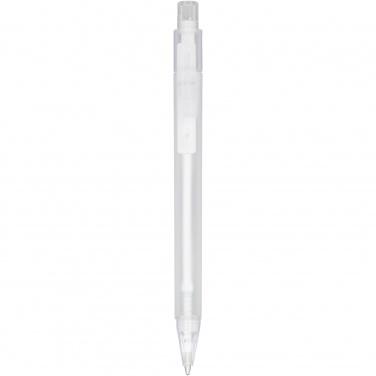 Logo trade promotional items image of: Calypso frosted ballpoint pen