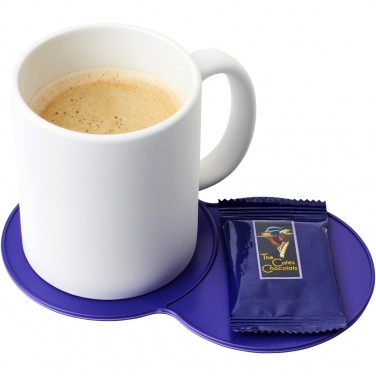 Logo trade promotional merchandise picture of: Sidekick plastic coaster