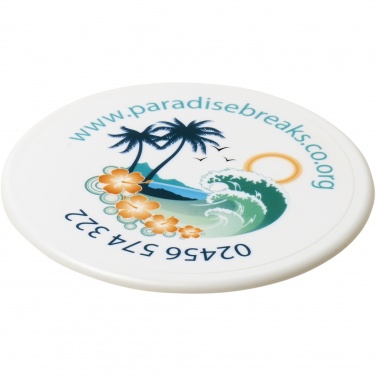 Logo trade promotional gifts picture of: Renzo round plastic coaster