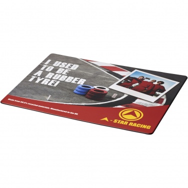 Logo trade promotional merchandise photo of: Brite-Mat® mouse mat with tyre material