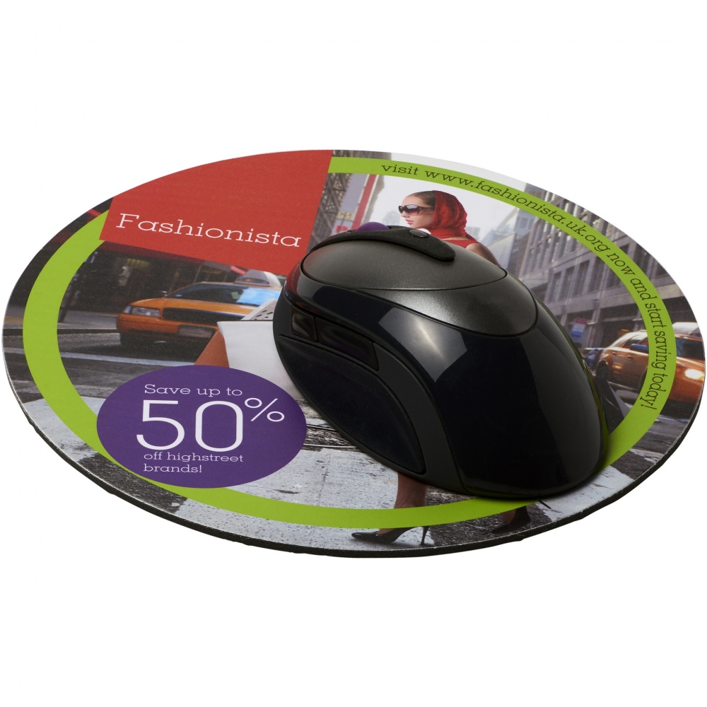 Logotrade promotional product image of: Q-Mat® round mouse mat